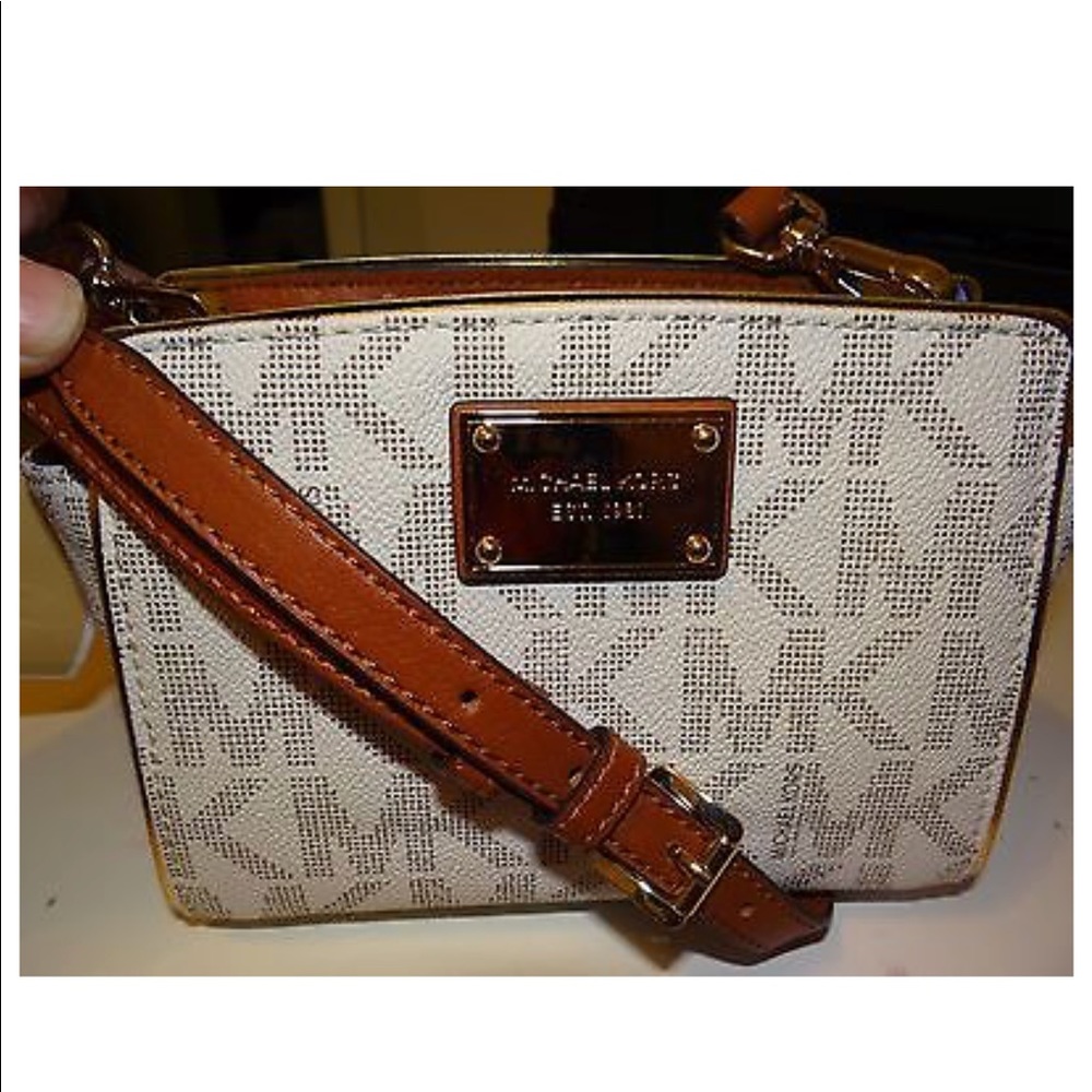 MICHAEL KORS SELMA MINI SPECCHIO VANILLA/GOLD